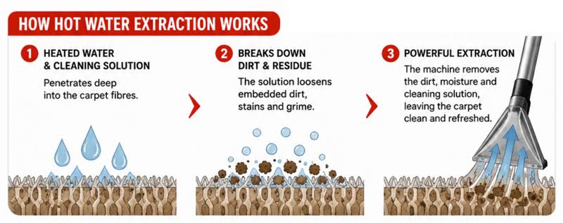 How Hot water Extraction Works